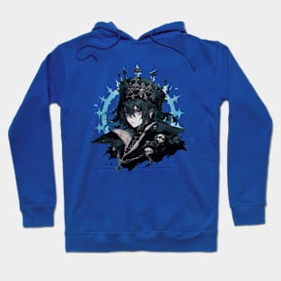 Anime dark crown anime art Hoodie